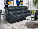 Sloane sofa central armrest drop-down table with cup holders
