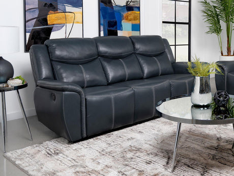 Sloane sofa central armrest drop-down table with cup holders