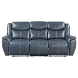 Sloane sofa in reclined position showing wall hugger feature