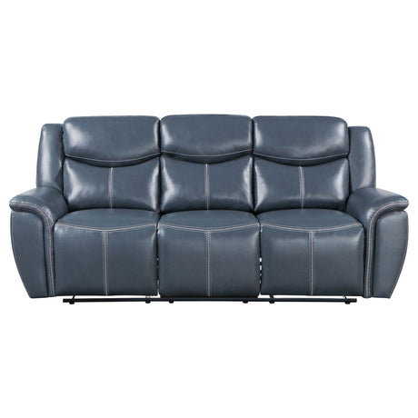 Sloane sofa in reclined position showing wall hugger feature