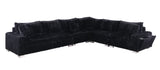 Snuggle Station Black 6 or 7-Piece Sectional view 5