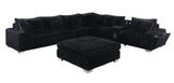 Snuggle Station Black 6 or 7-Piece Sectional view 6