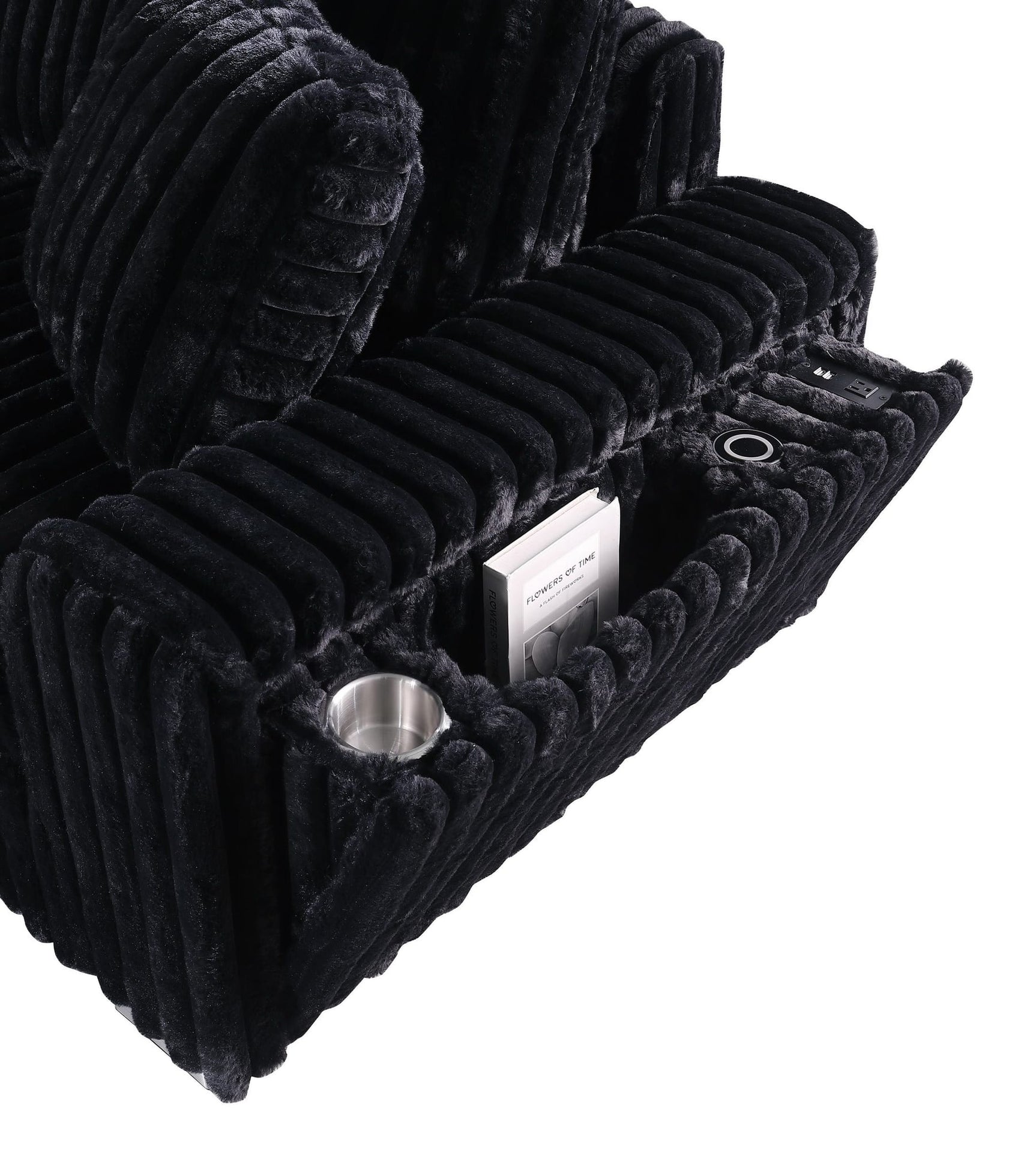 Snuggle Station Black 6 or 7-Piece Sectional view 8