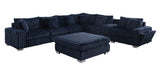 Snuggle Station Blue Reclining 6 or 7-Piece Sectional view 10