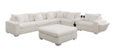 Snuggle Station Cream Reclining 6 or 7-Piece Sectional view 10