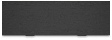 Decorative laminate wood grain texture on Socalle dresser surface