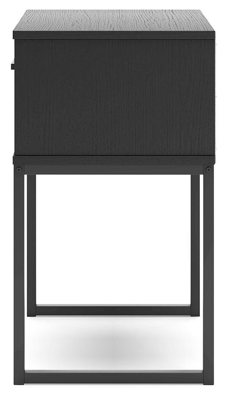 Casual style Socalle Nightstand in bedroom setting