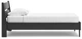 Details of engineered wood and laminate on bed frame