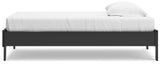 Socalle twin platform bed with modern casual style