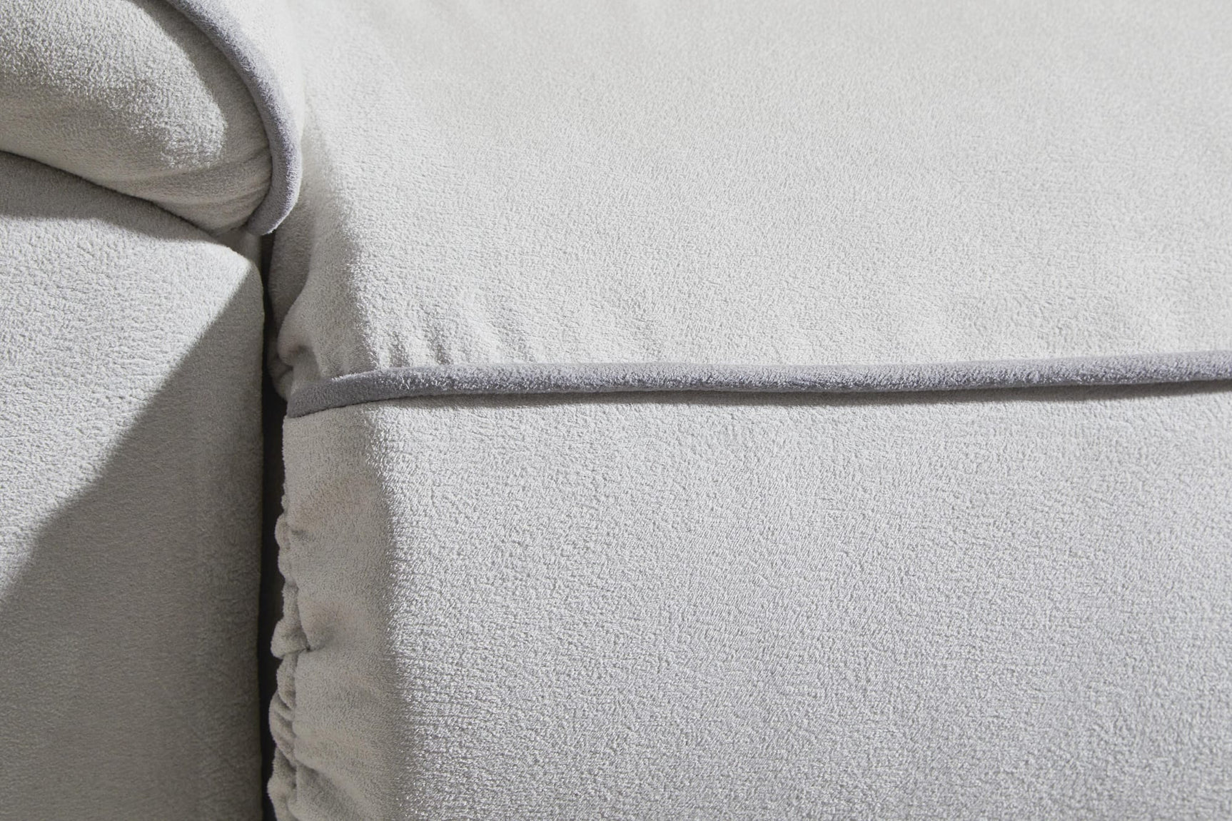 Social Pointe Pearl/Ash Chenille 3-Piece Power Reclining Sectional detail view