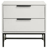 Top view showing two drawers of Sonora nightstand