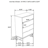 Sonora bedroom chest top surface