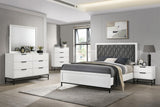 Sonora bed frame corner showing material detail