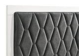 Sonora Upholstered Panel Bed showing sturdy frame