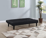 Stanford Sofa Bed black fabric top view