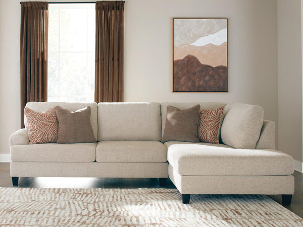 Steelwater Retreat Latte 2-Piece Sectional with Chaise from Decor Furniture