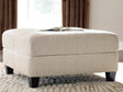 Steelwater Retreat Latte Chenille Oversized Accent Ottoman from Decor Furniture