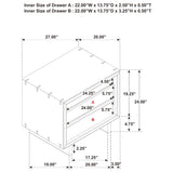 Stillwater 2-drawer Nightstand view 8