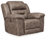 Stoneland Fossil sofa reclining position
