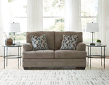 Stonemeade Nutmeg Chenille Loveseat - Ella Furniture