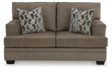 Stonemeade Nutmeg Chenille Loveseat - Ella Furniture