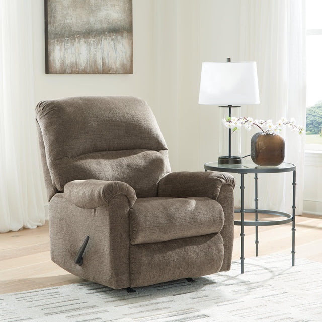 Stonemeade Nutmeg Chenille Recliner - Ella Furniture