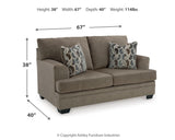 Stonemeade Nutmeg Sofa, Loveseat, Chair And Ottoman - Ella Furniture