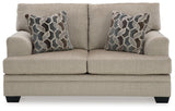 Stonemeade Taupe Chenille Loveseat [ETA: 06/22] - Ella Furniture