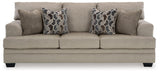 Stonemeade Taupe Chenille Queen Sofa Sleeper - Ella Furniture