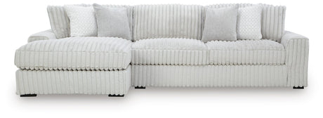Stupendous Alloy Velvet 2-Piece Sectional with Chaise - image 2