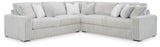 Stupendous Alloy 3-Piece Sectional with Ottoman - image 3