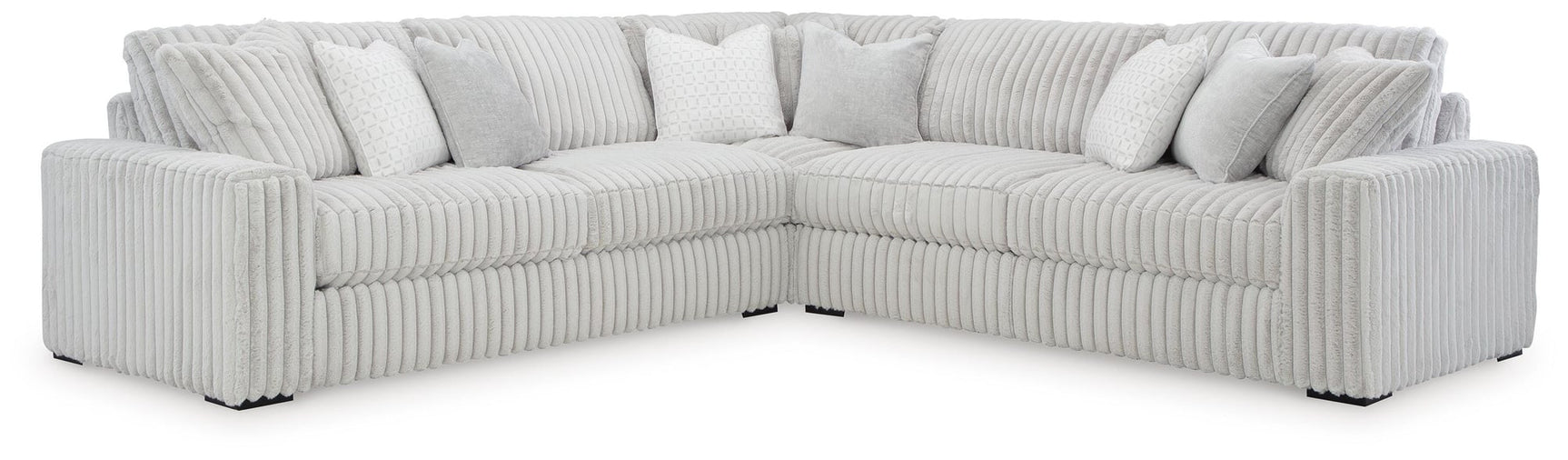 Stupendous Alloy 3-Piece Sectional with Ottoman - image 3