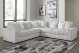 Stupendous Alloy 3-Piece Sectional with Ottoman - image 8