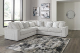 Stupendous Alloy 3-Piece Sectional with Ottoman - image 9