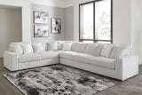 alternate main angle of Stupendous Alloy Velvet 4-Piece Sectional sofa