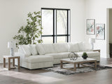 Stupendous Alloy Velvet 4-Piece Sectional with Double Chaise - image 3