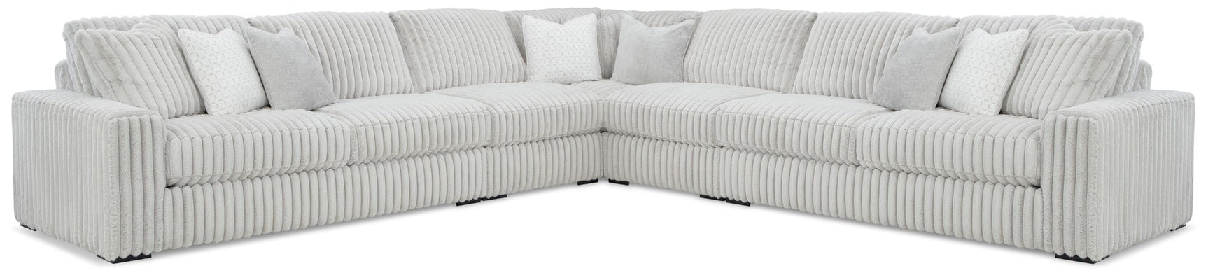 Stupendous Alloy 5-Piece Sectional with Ottoman - image 3