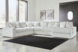 Stupendous Alloy Velvet 5-Piece Sectional with Chaise - image 1