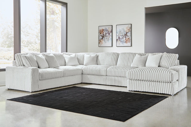 Stupendous Alloy Velvet 5-Piece Sectional with Chaise - image 1