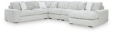 Stupendous Alloy Velvet 5-Piece Sectional with Chaise - image 2