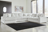 Stupendous Alloy Velvet 5-Piece Sectional with Chaise - image 1