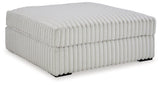 Stupendous Alloy Velvet Oversized Accent Ottoman - Ella Furniture