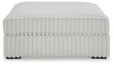 Stupendous Alloy Velvet Oversized Accent Ottoman - Ella Furniture
