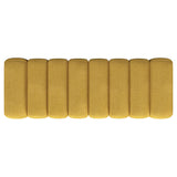 Summer bench with firm foam cushioning detail
