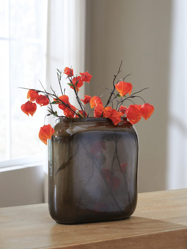 Sumner Gray/Gold Finish Vase from Decor Furniture