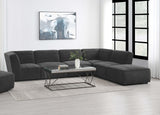 SUNNY Sunny 6-piece Upholstered Modular Sectional Sofa Charcoal 552081-SET - Ella Furniture
