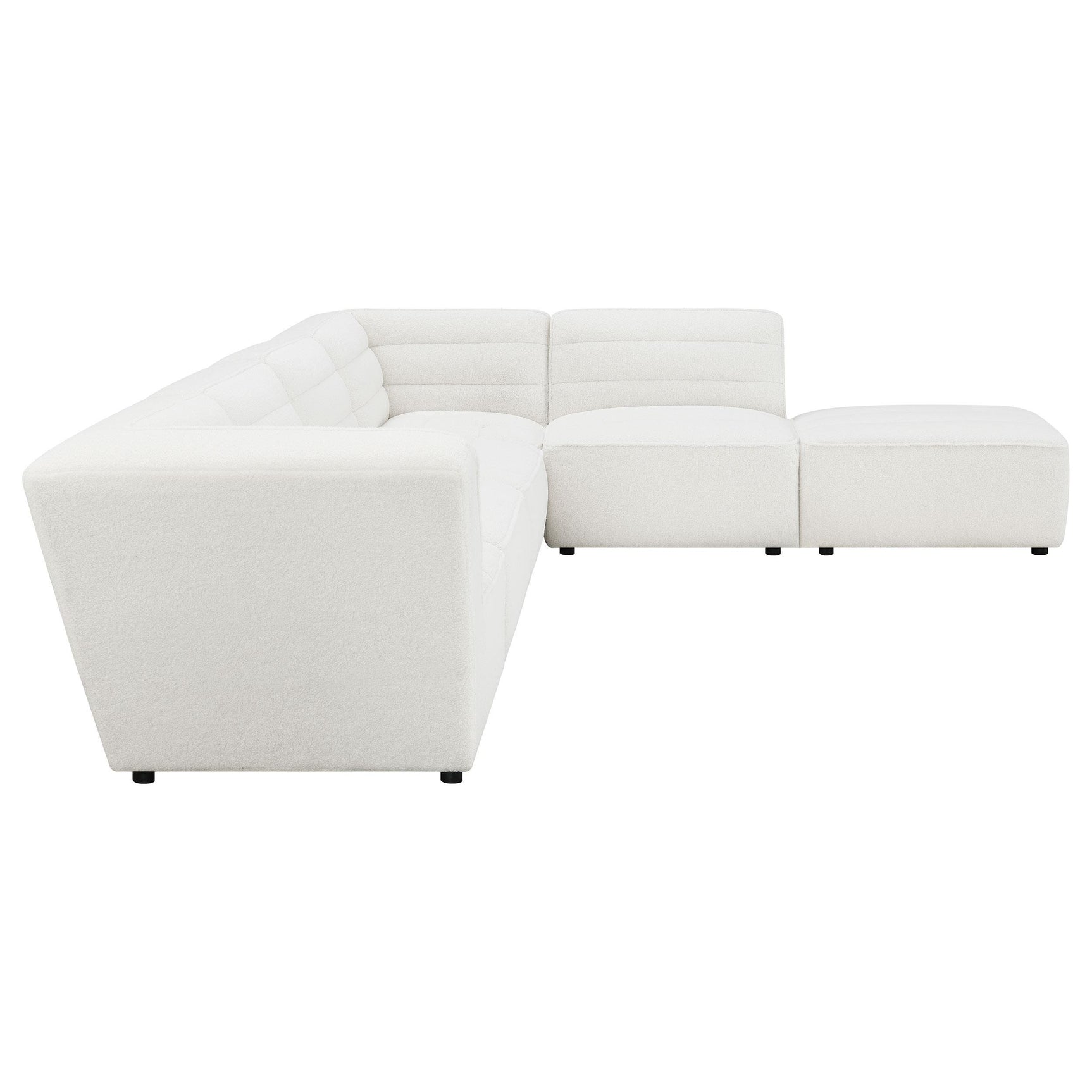 SUNNY Sunny 6-piece Upholstered Modular Sectional Sofa Natural 551621-SET - Ella Furniture