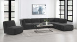 SUNNY Sunny Upholstered Armless Chair Dark Charcoal 552081 - Ella Furniture