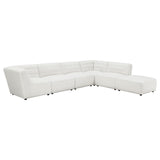 SUNNY Sunny Upholstered Armless Chair Natural 551621 - Ella Furniture