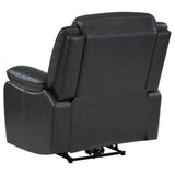 Recliner chair fully reclined position